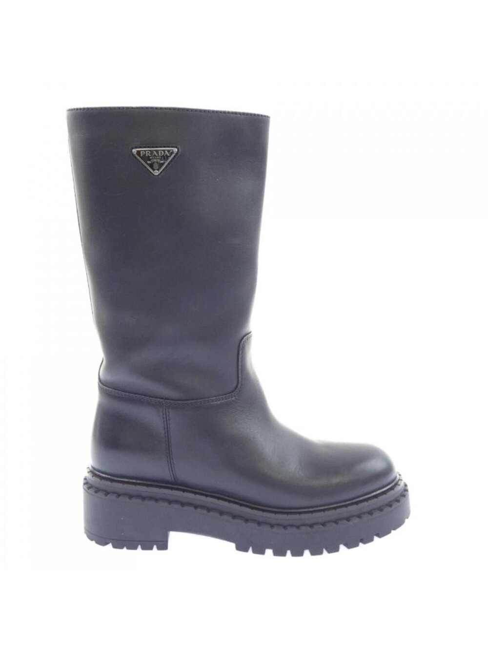 Prada Triangle Logo Long Boots